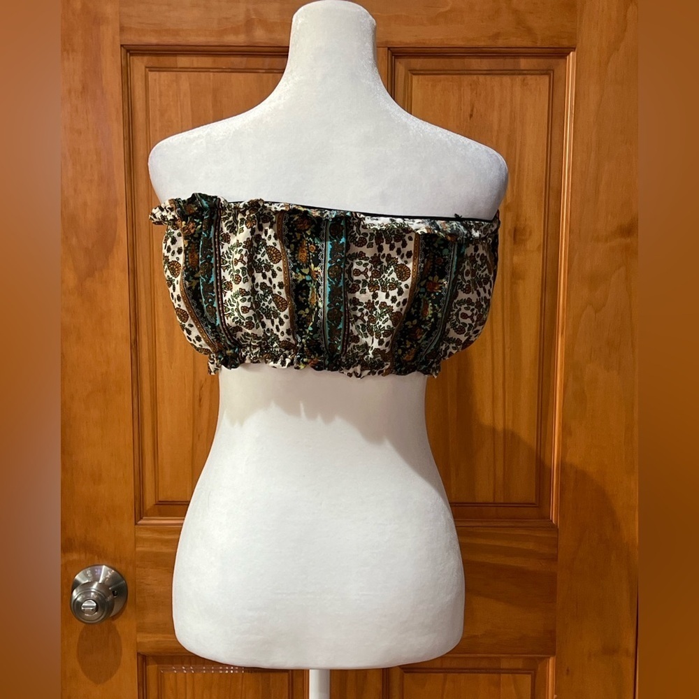 Amable Floral Bandeau Top Large - Picture 2 of 5